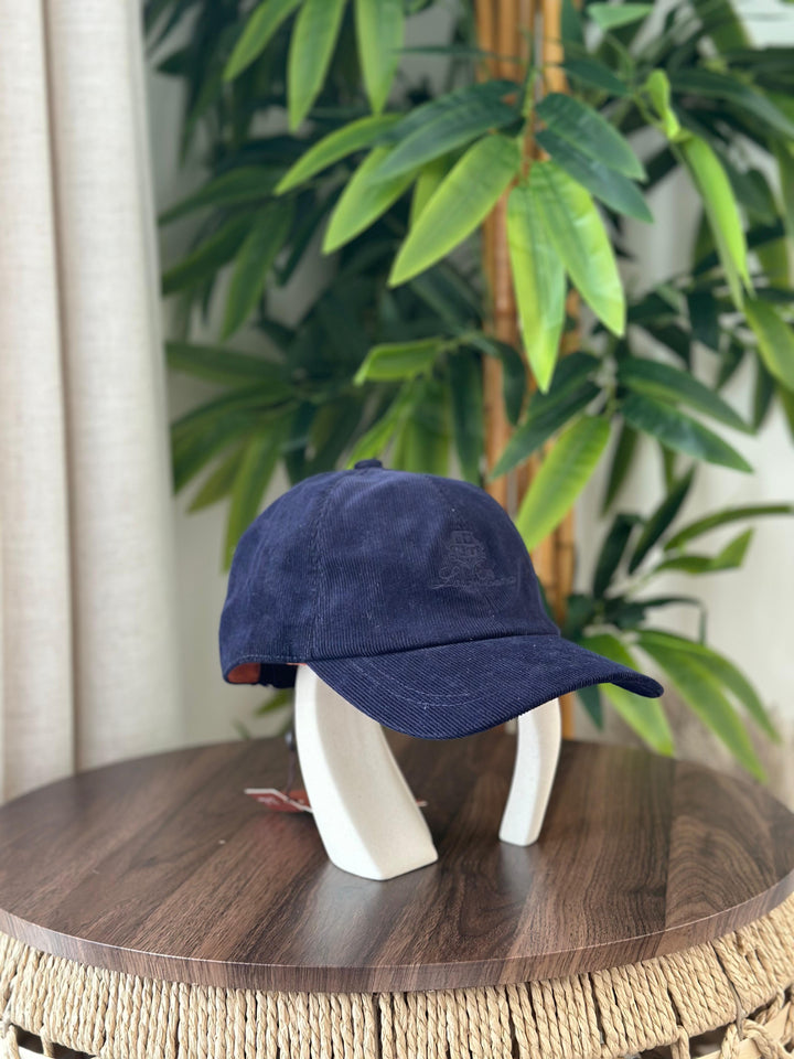 Loro Piana Reversible Corduroy Baseball Cap (Chestnut Brown / Ebano)