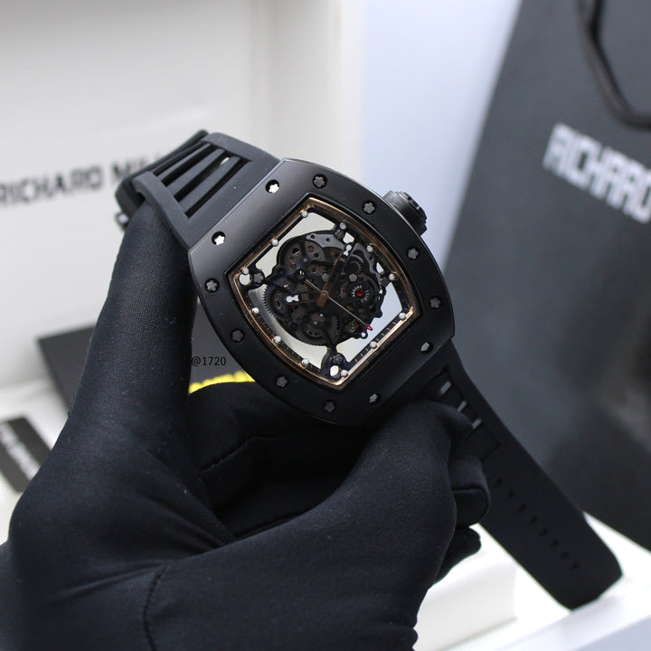 Richard Mille RM 12-01 Tourbillon "Gold Carbon TPT" (Black/White)