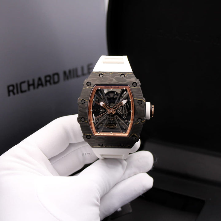 Richard Mille RM 12-01 Tourbillon "Gold Carbon TPT" (Black/Orange)