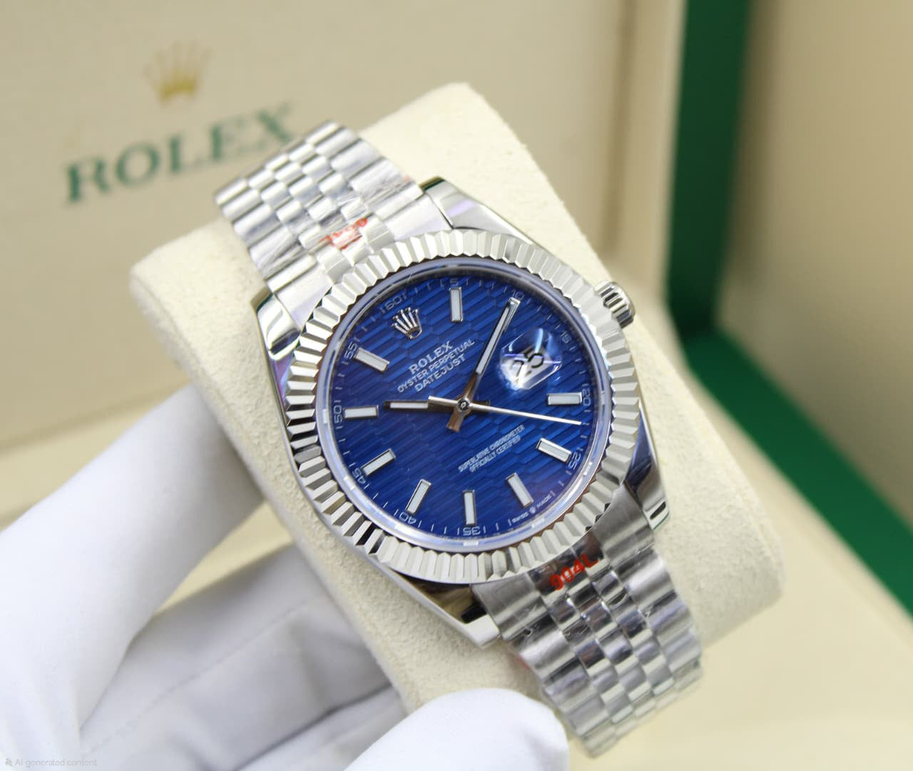 Rolex Datejust 41 (Mint Green Dial, Oystersteel)