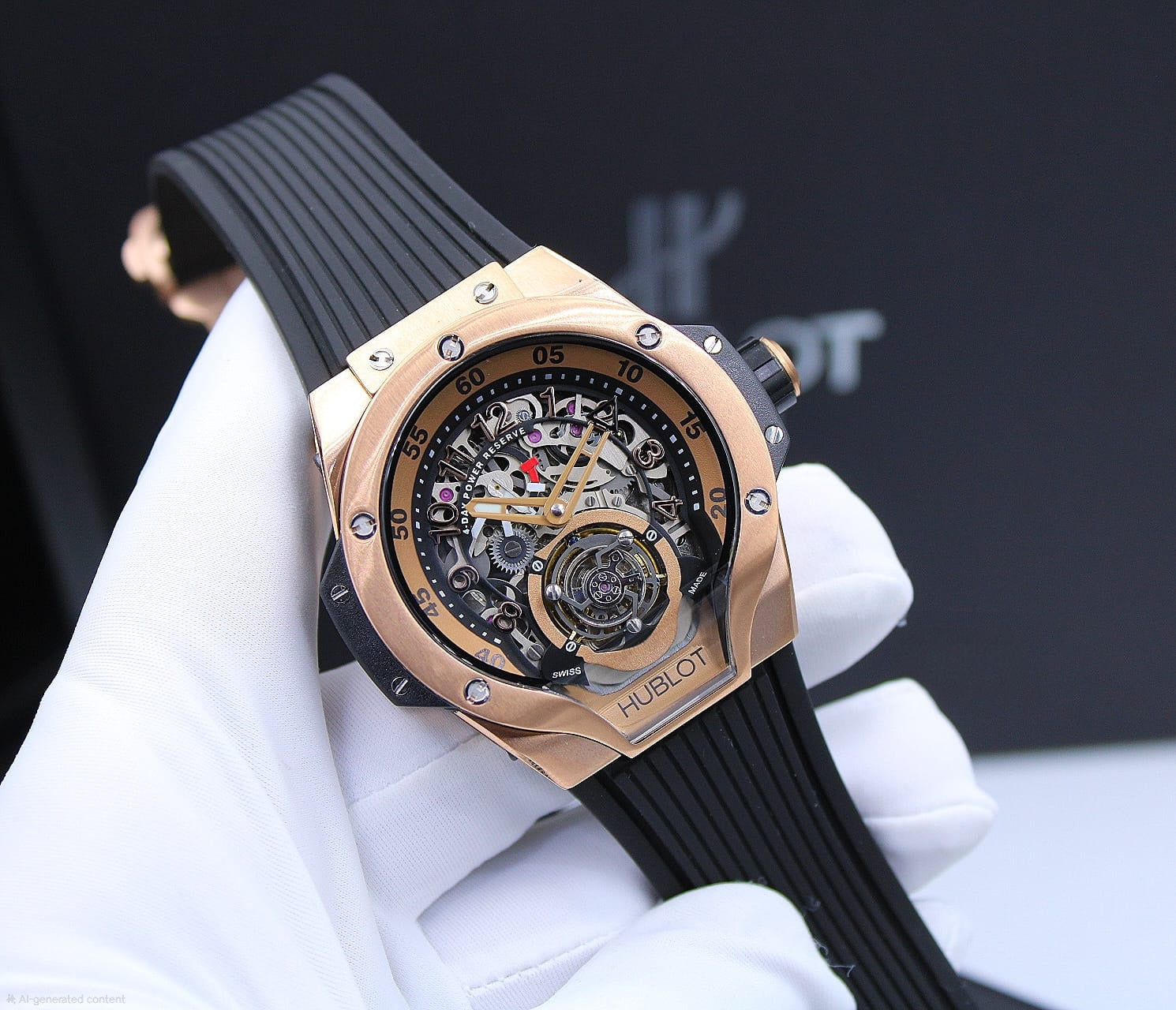 Hublot Big Bang Tourbillon Power Reserve (Titanium / Black)