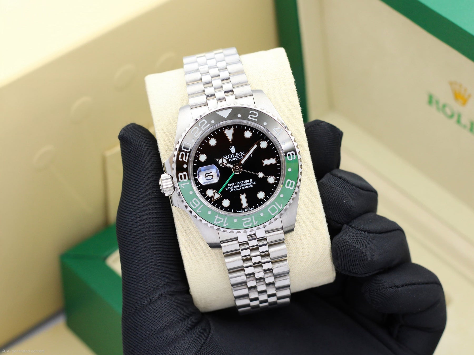 Rolex Day-Date 40 (Blue Dial with Baguette Diamonds)