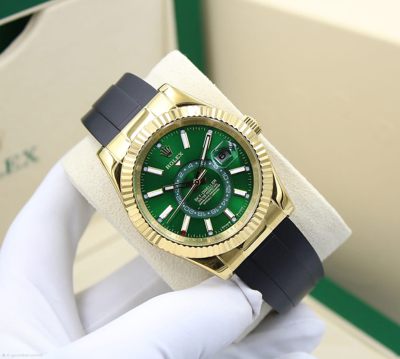 Rolex Day-Date 40 (Slate Dial / Roman Numerals)