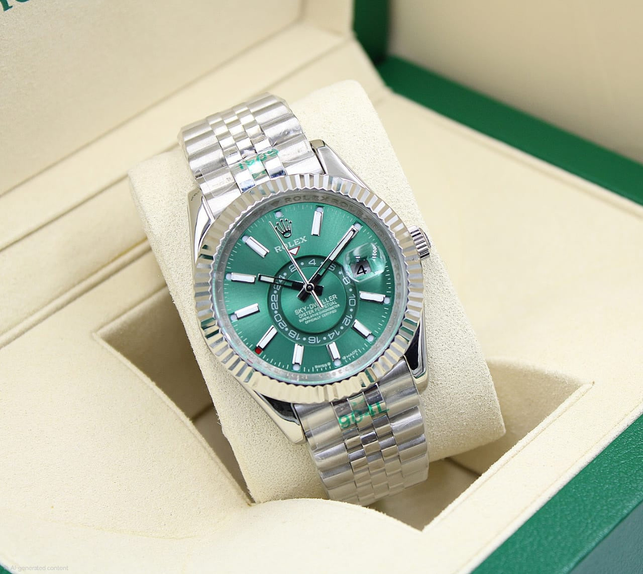 Rolex Day-Date 40 (Chocolate Dial with Baguette Diamonds)