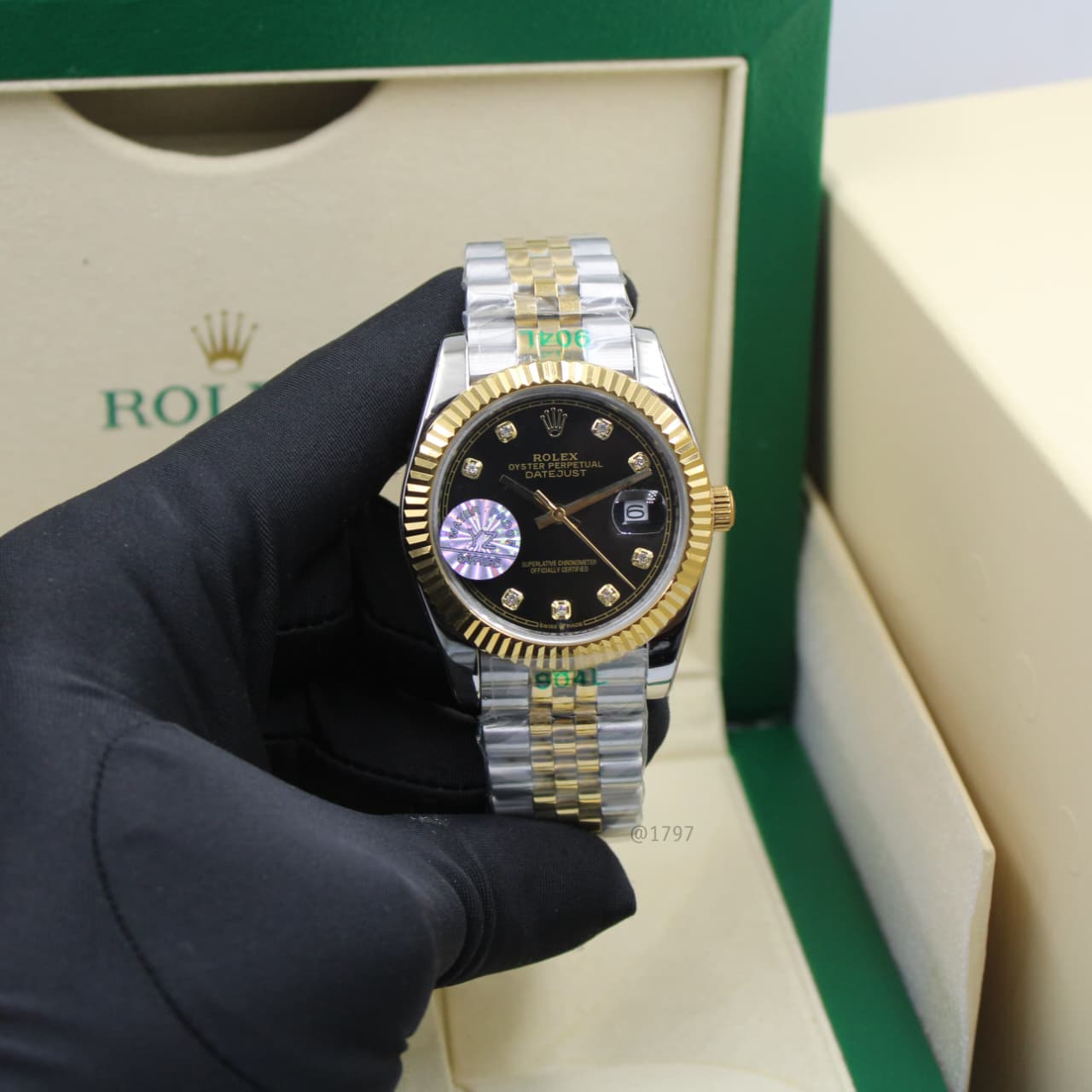 Rolex Datejust 36 (Oystersteel/Blue/Diamonds)