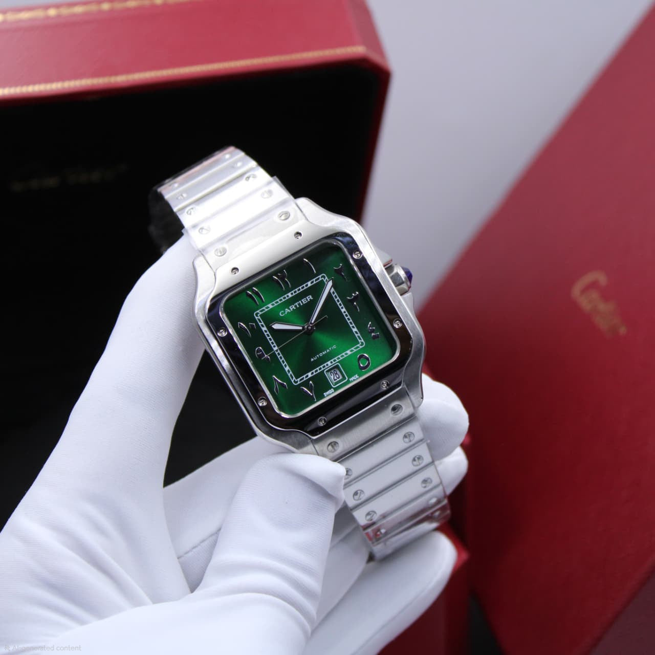Cartier Santos de Cartier Large Model (White Dial)