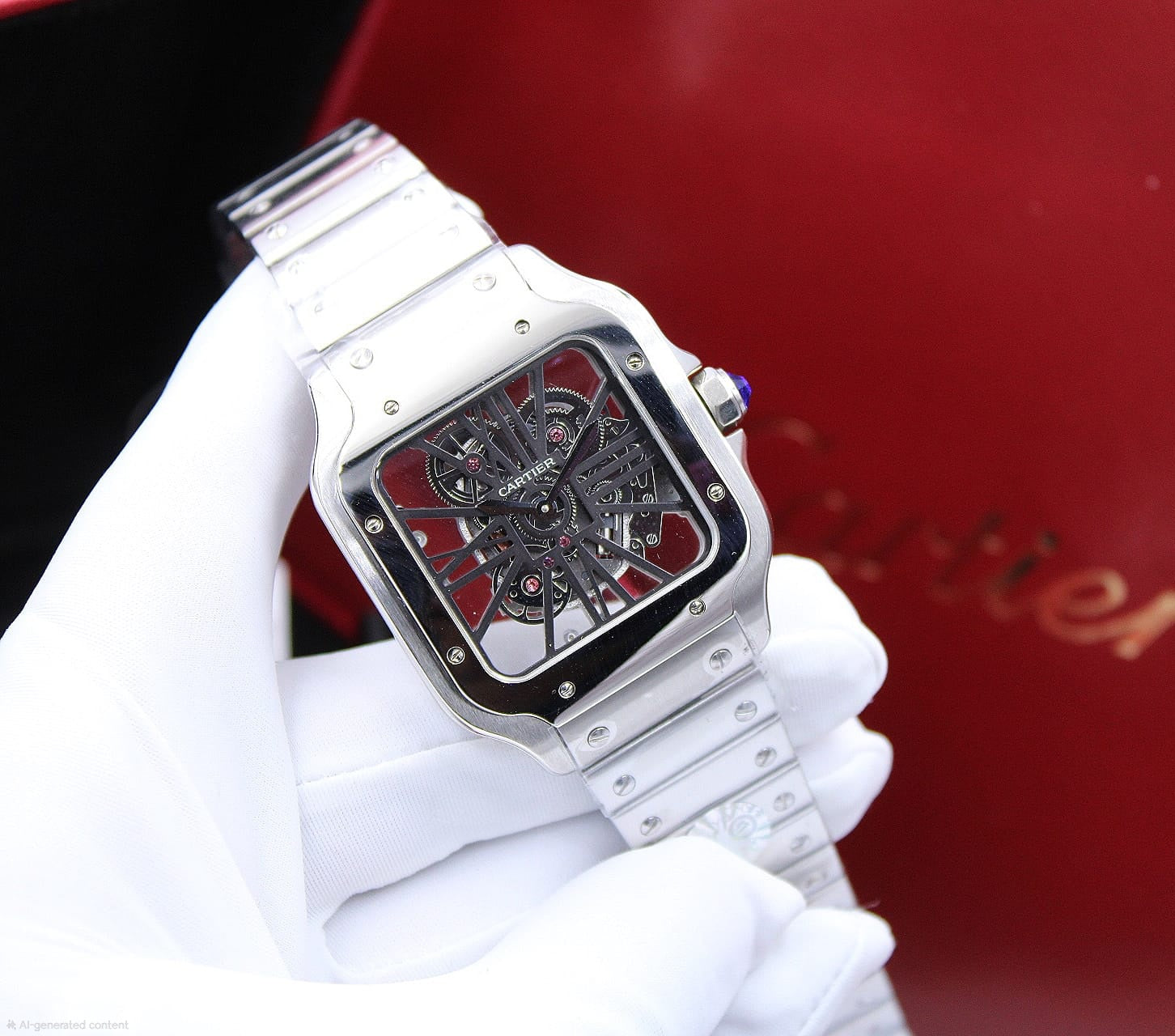 Cartier Santos de Cartier Large Model (Green Dial)