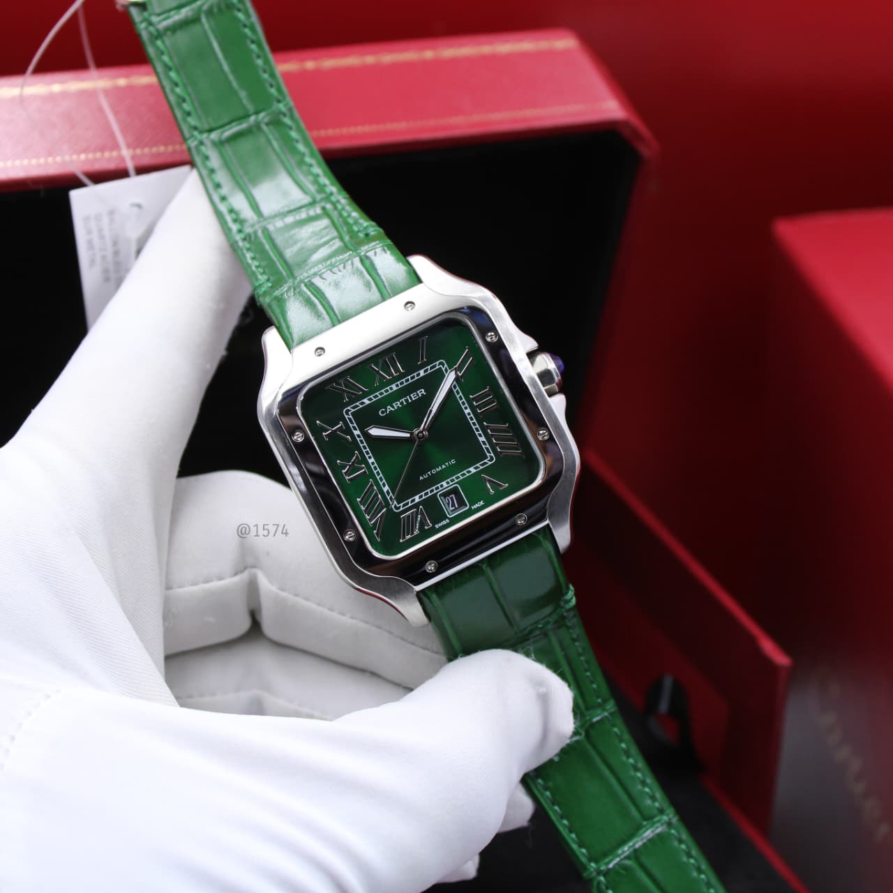 Cartier Santos de Cartier Large Model (Black Dial)