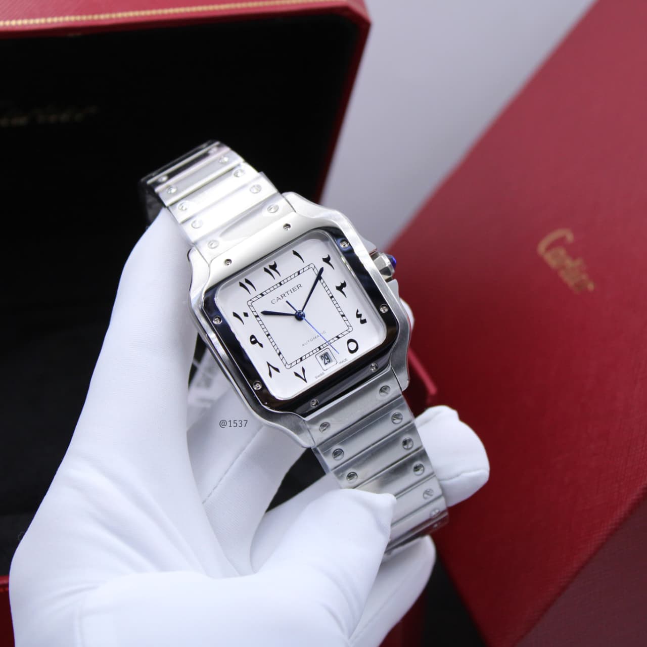 Cartier Santos de Cartier Large Model (Brown Dial)