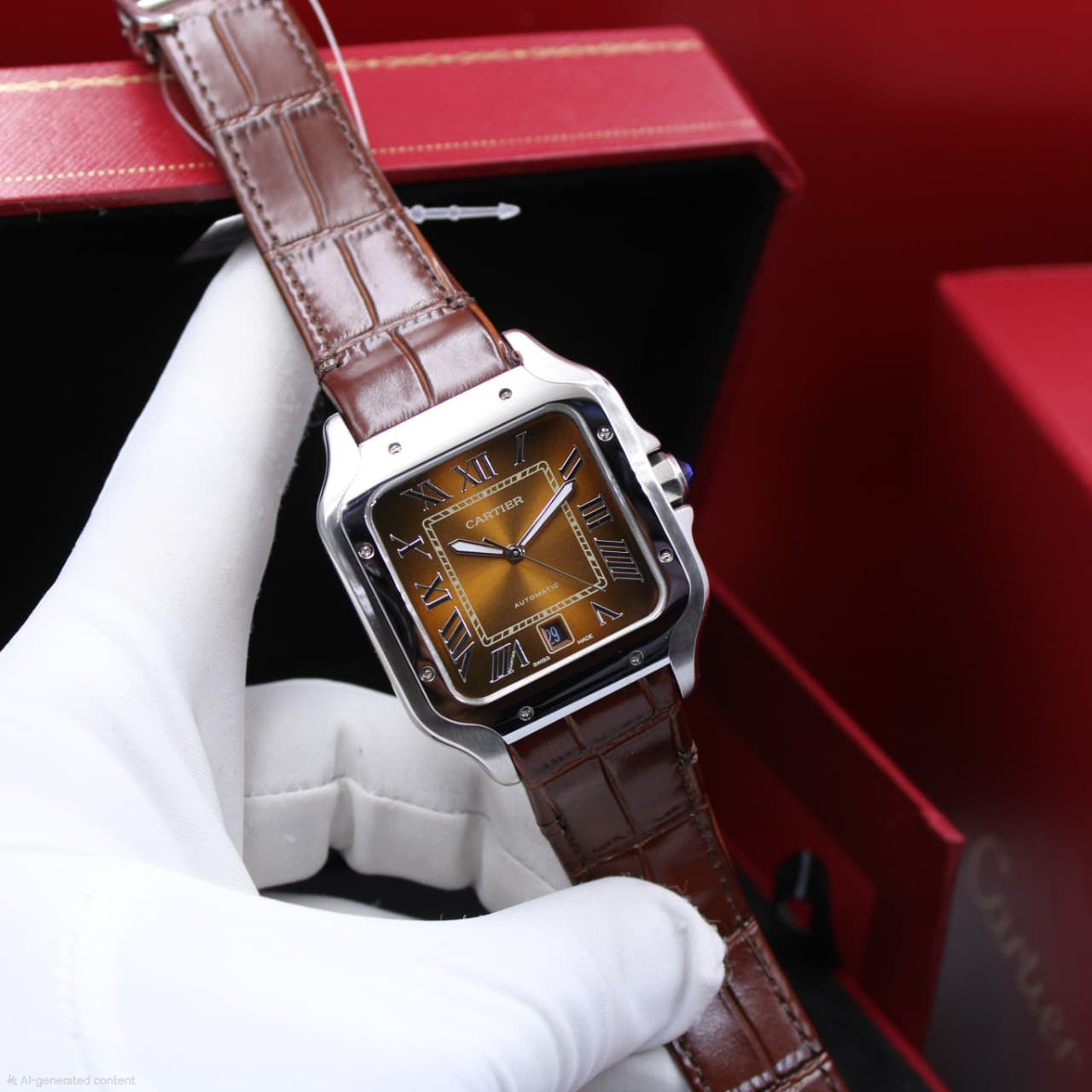 Cartier Santos de Cartier Skeleton Large Model