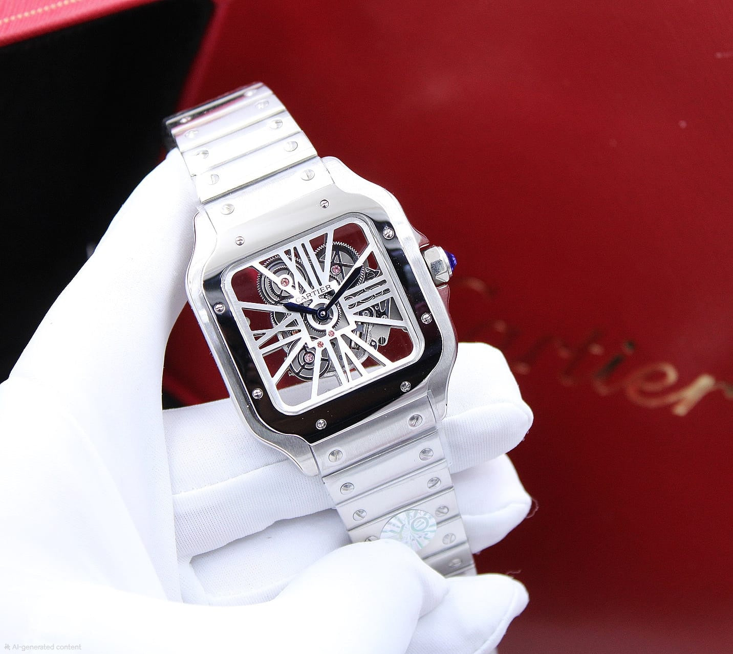 Cartier Santos de Cartier Large Model (Black Dial)