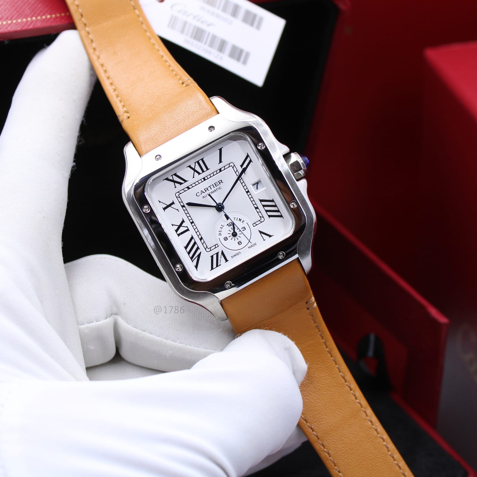 Cartier Santos de Cartier Large Model (Green Dial)
