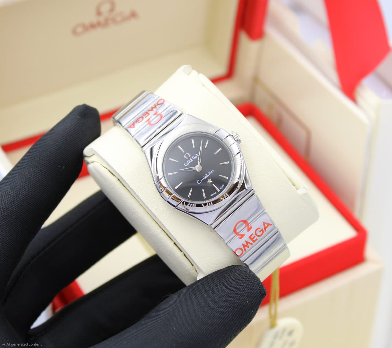 Omega Constellation Quartz 24mm (Pink Dial)