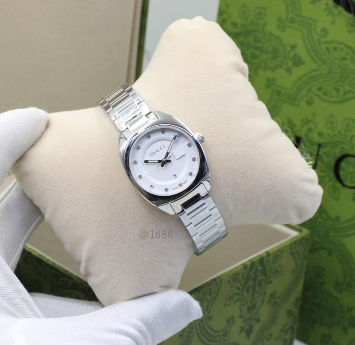 Gucci G-Timeless Cushion Diamond (Black)