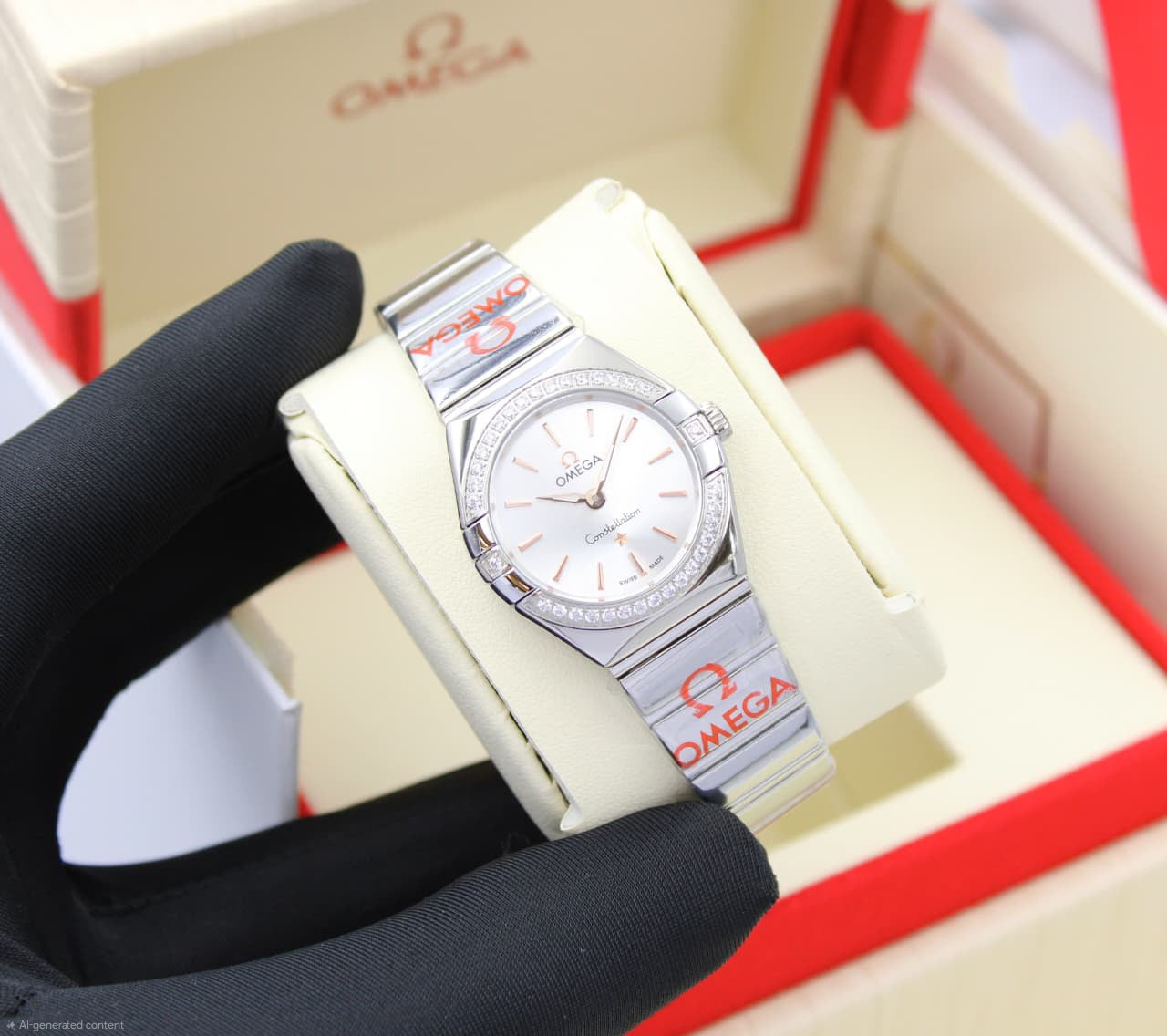 Omega Constellation Quartz 24mm (Blue Dial)