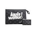 Louis Vuitton Pouch | Black Grey Black Lv
