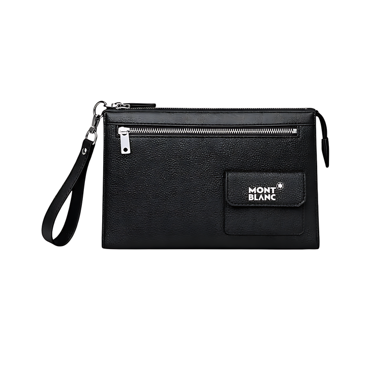 Montblanc Pouch | Wrist Pouch Black Canvas