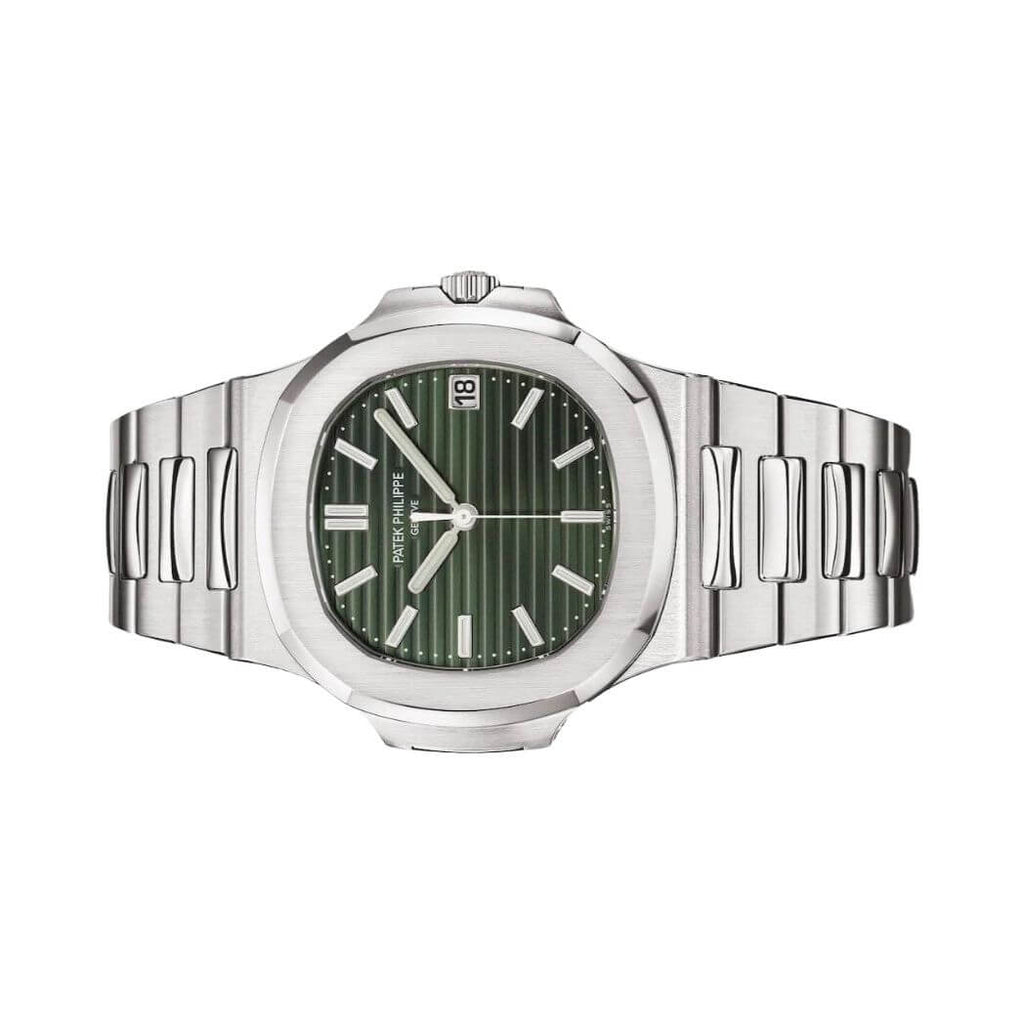Patek Philippe | Nautilus Sunburst Olive Green Dial