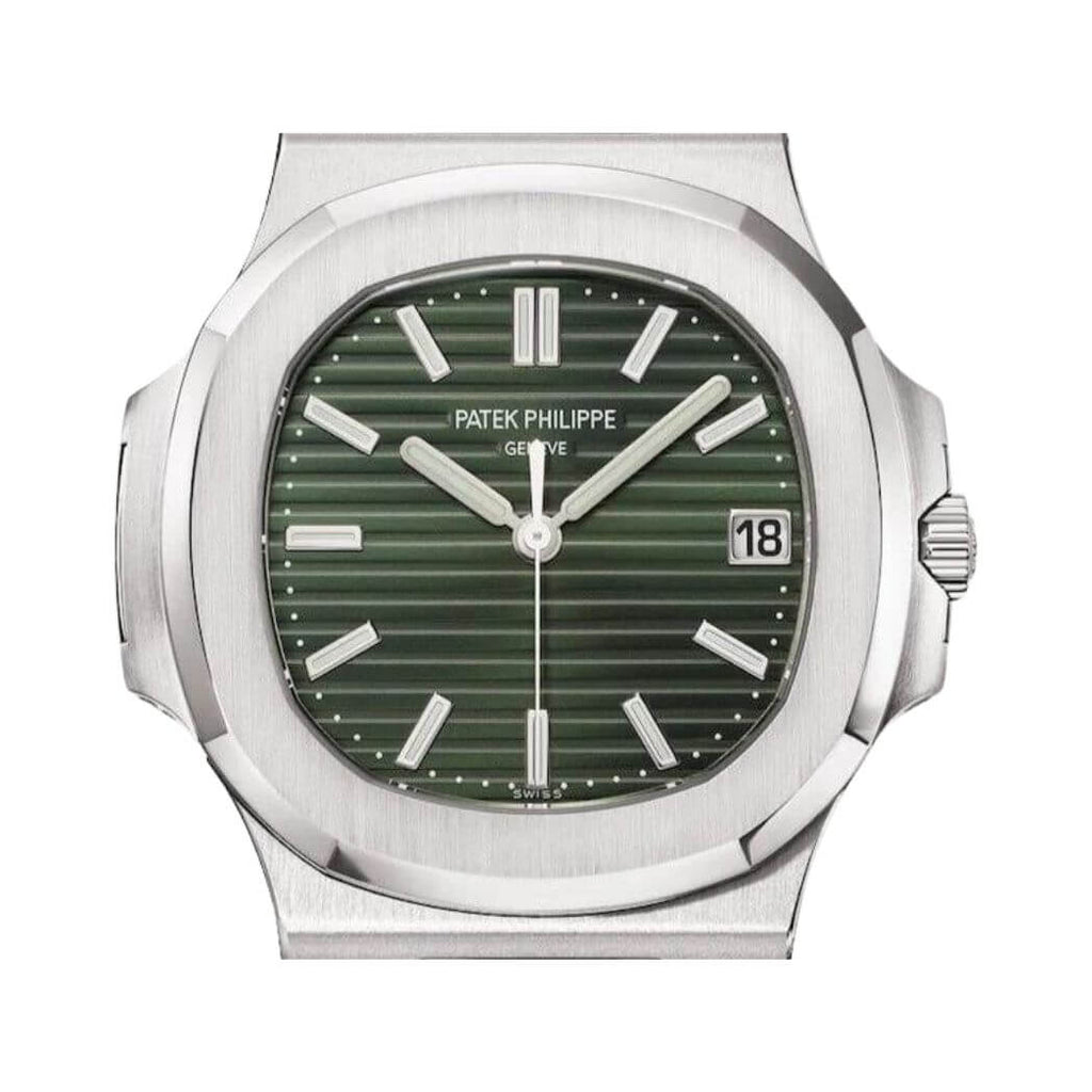 Patek Philippe | Nautilus Sunburst Olive Green Dial