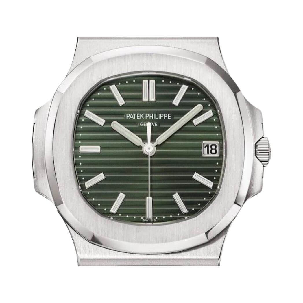 Patek Philippe | Nautilus Sunburst Olive Green Dial
