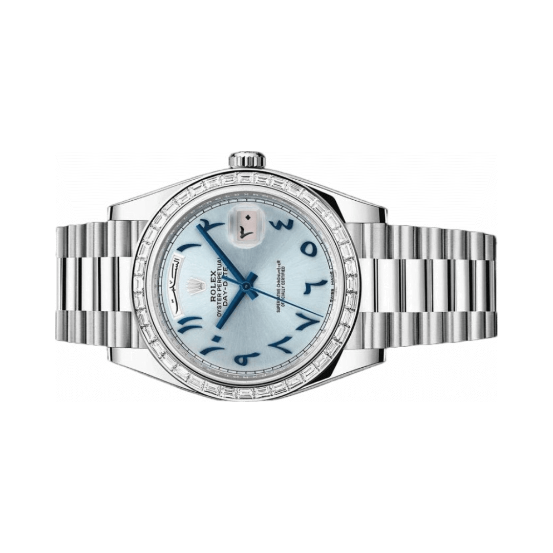 Rolex | Numerals Ice Blue Dial