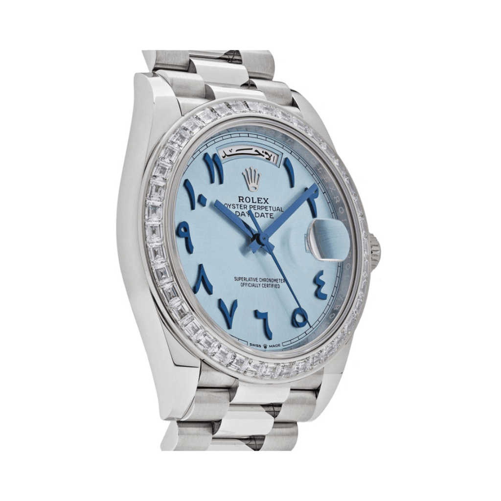 Rolex | Numerals Ice Blue Dial