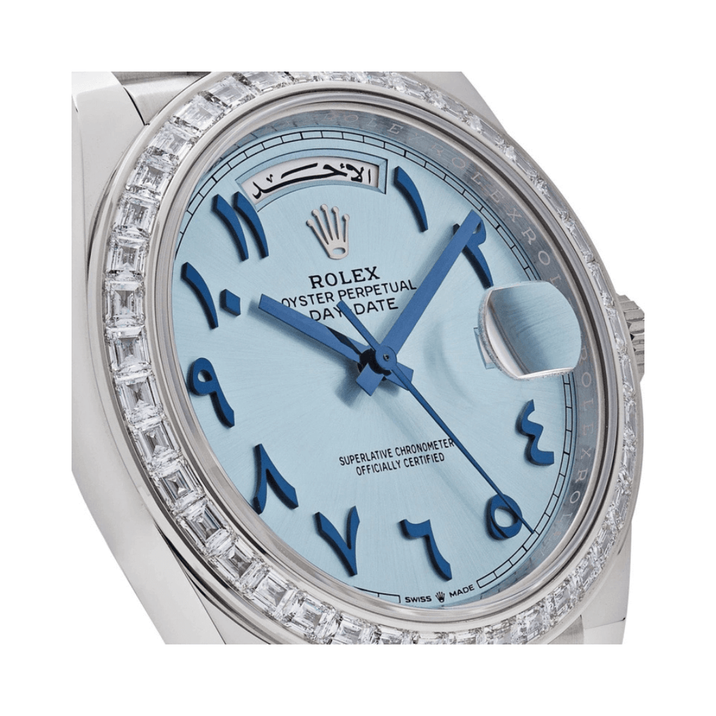 Rolex | Numerals Ice Blue Dial