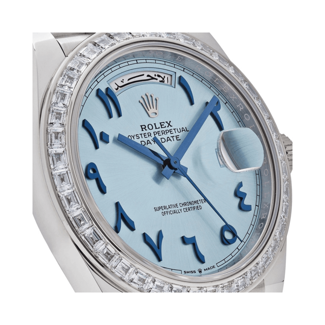 Rolex | Numerals Ice Blue Dial