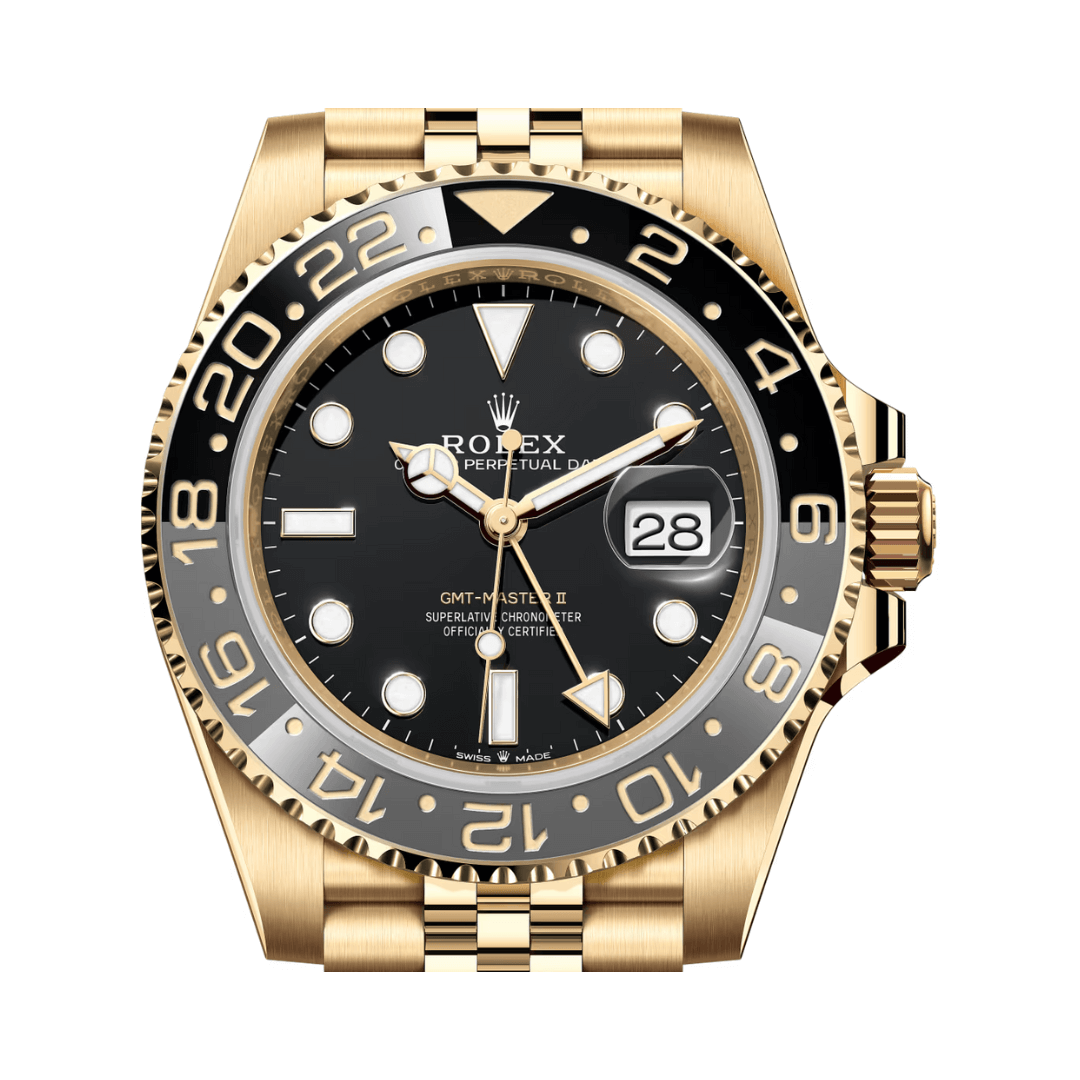Rolex Watch | Yellow Gold Black Dial