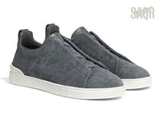 Zegna Footwear | Triple Stitch Grey