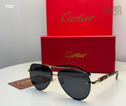 Cartier Sunglasses – Black & Gold-Tone - View 4