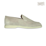Loro Piana Summer Walk Suede Loafers – Linen - View 1