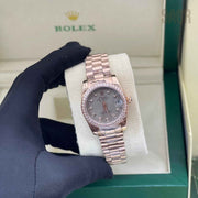 Rolex Watch | Datejust Gold/Grey
