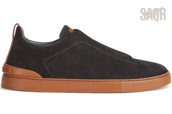 Zegna Triple Stitch Sneaker - Black Edition 6 | Men