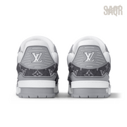 Louis Vuitton LV Trainer Sneakers – White & Grey - View 3
