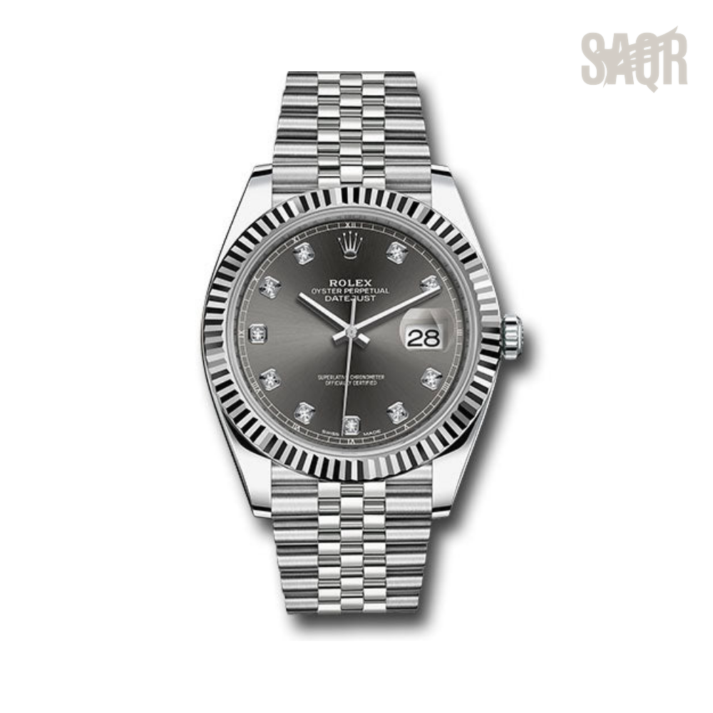 Rolex Watch | Datejust Slate Diamond