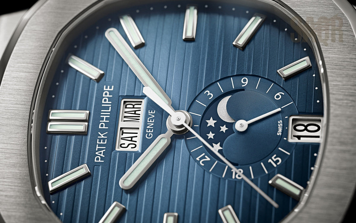 Patek Watch | Nautilus Annual Calendar, Blue Dial