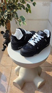 Louis Vuitton LV Trainer Denim Sneaker – Black - View 5