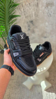 Louis Vuitton LV Trainer Sneakers – Black & Brown - View 5