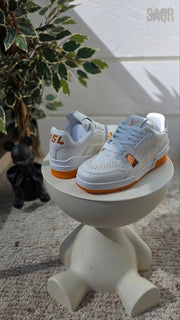 Louis Vuitton LV Trainer Sneaker – White & Orange - View 5