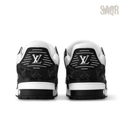 Louis Vuitton LV Trainer Sneakers – Black & White - View 3