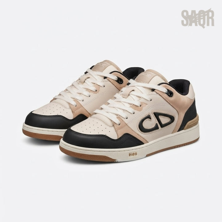 Dior B57 Mid-Top Sneakers – Black, Beige, Cream - View 1