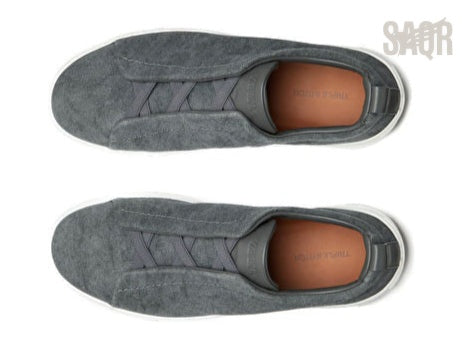 Zegna Footwear | Triple Stitch Grey