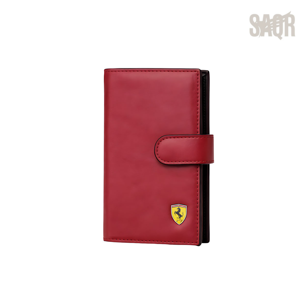 Ferrari Bag | Red Leather Horse Wallet