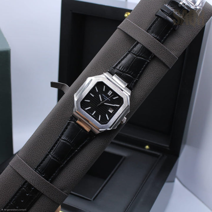 Patek Philippe | Cubitus Ref. 5821 1A Alligator Custom Watch – Charcoal / Dark Grey / Black – Product Image 1