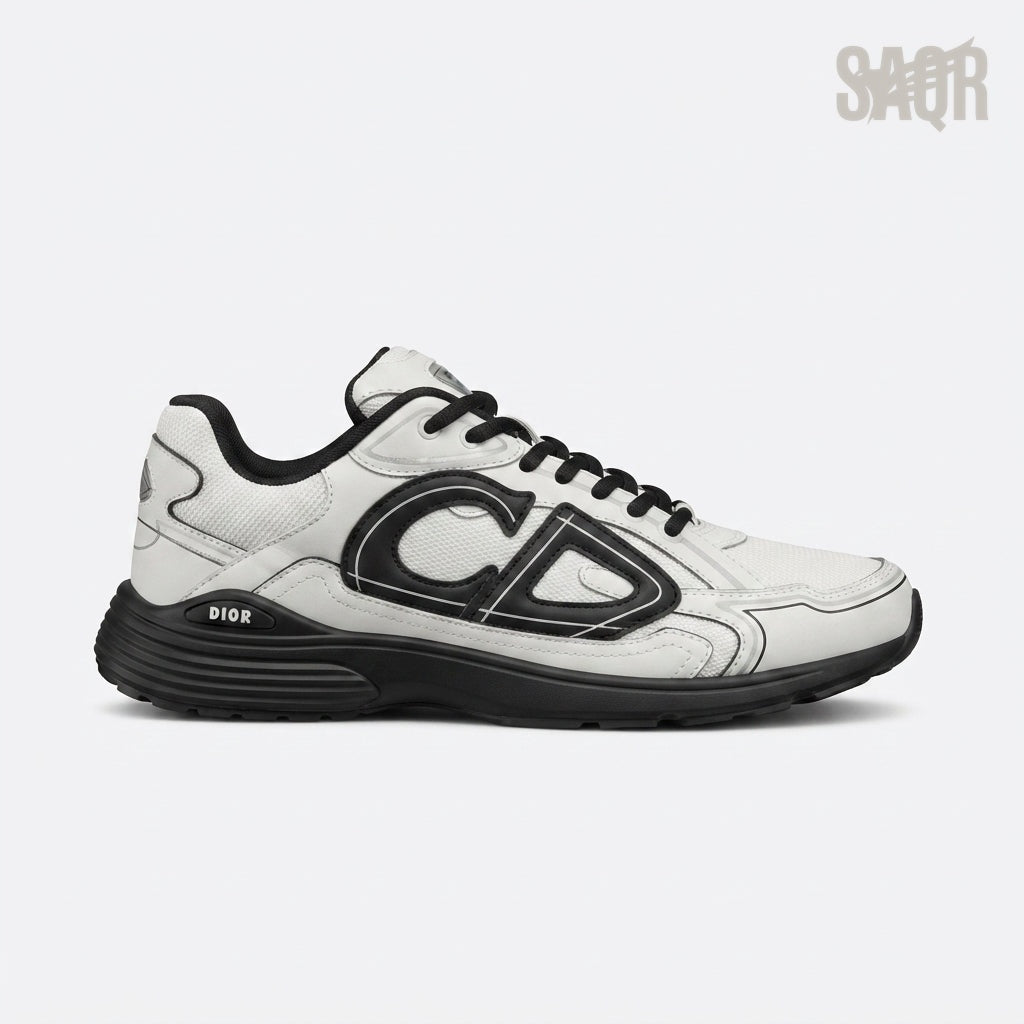 Dior B30 Countdown Sneaker – CD30 Signature – White & Black - View 1