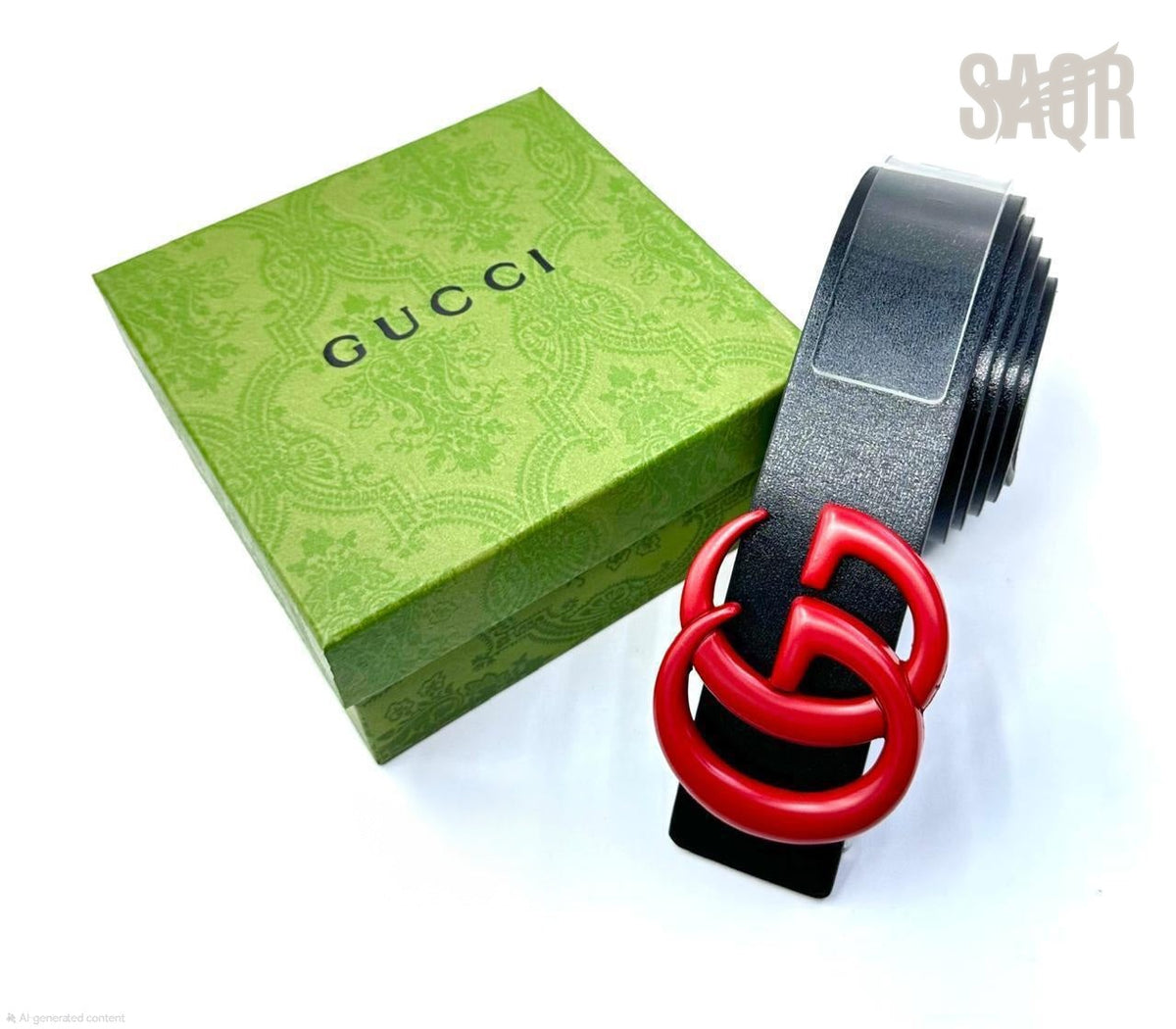 Gucci | Interlocking G Belt – Black / Matte Black – Product Image 1