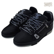 Louis Vuitton LV Trainer Sneakers – Black & Grey - View 2