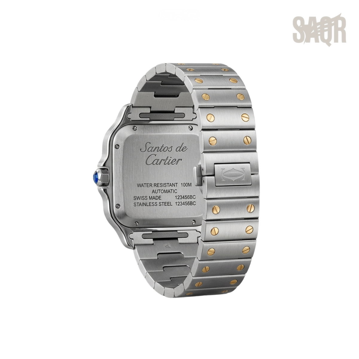 Cartier Watch | Santos de Two-Tone Blue Dial