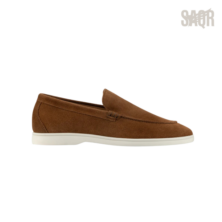 Loro Piana Suede Loafers – Brown - View 1